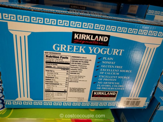 Kirkland Signature Non-Fat Greek Yogurt Costco 2