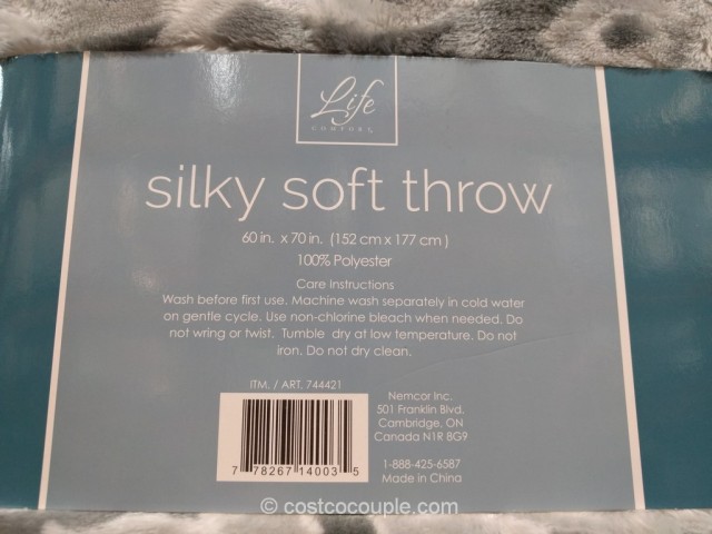 Life Comfort Silky Soft Throw Costco 5