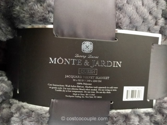 Monte And Jardin Jacquard Queen Blanket Costco 2