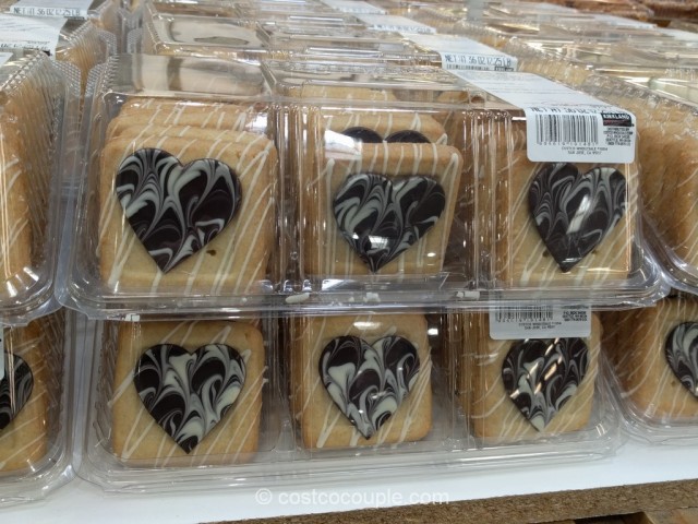 Shortbread Cookie With Chocolate Hearts Costco 3
