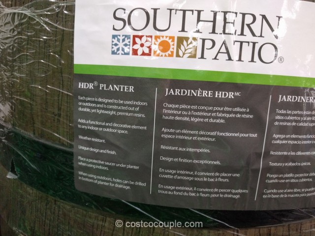 Southern Patio Wine Barrel Planter Costco 3