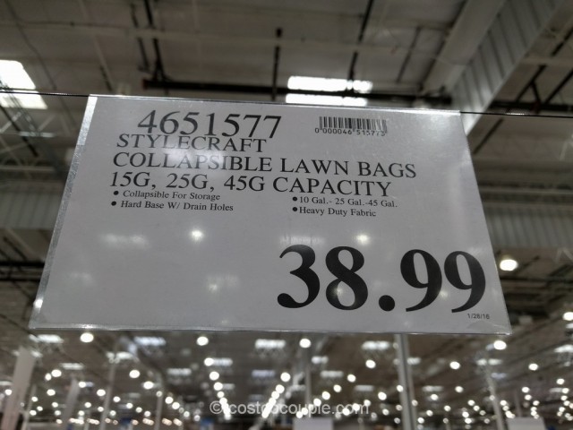 Stylecraft Collapsible Lawn Bags Costco 1