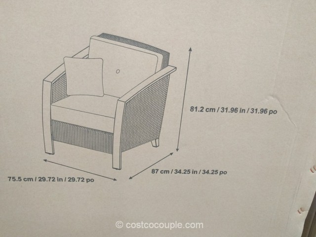Agio International 6-Piece Deep Seating Set Costco 7