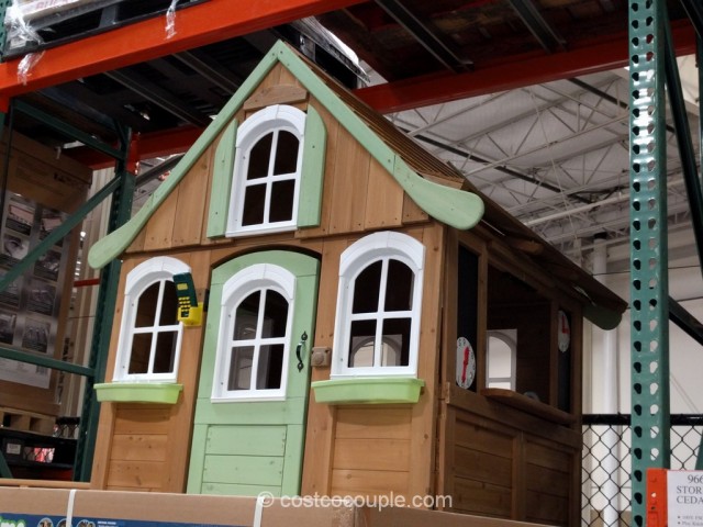 wooden outdoor playhouse costco