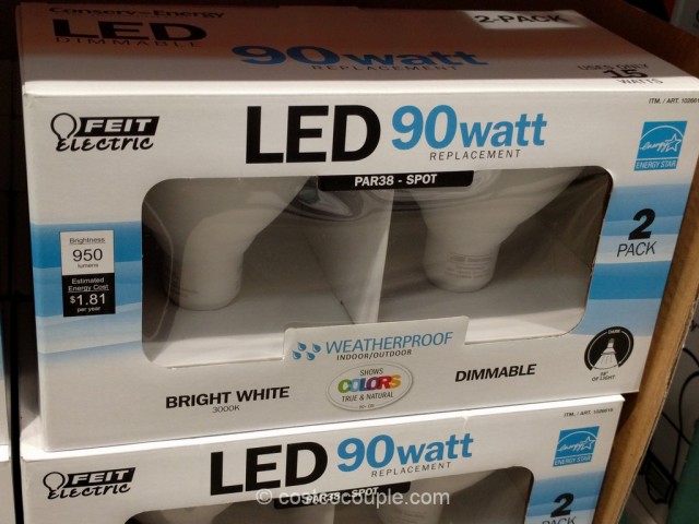 Feit Electric 90-Watt LED Par 38 Reflector Bulb Costco 2