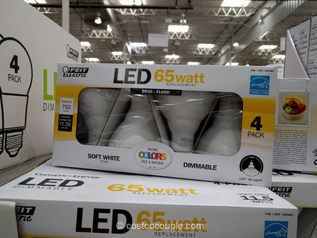 Feit Electric BR30 Dimmable LED Bulb Costco 2