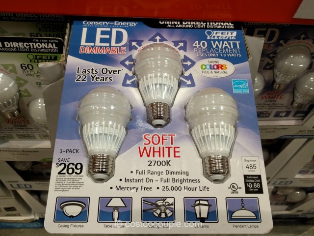 Feit Electric Dimmable 40 Watt LED Bulbs Costco 2