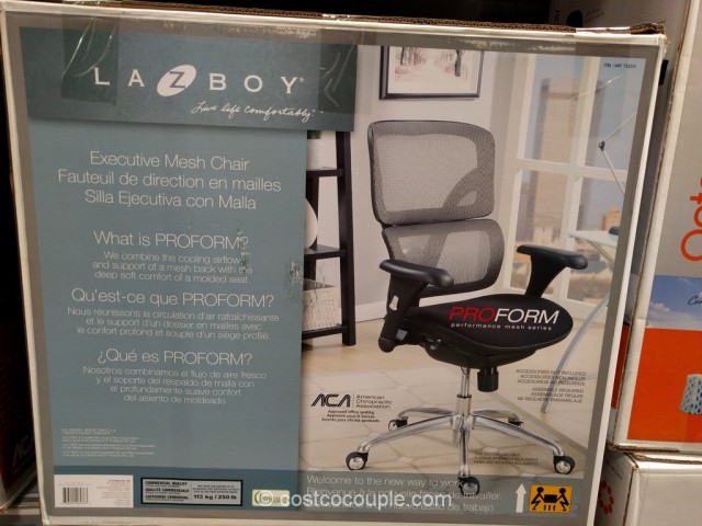 La-Z-Boy Executive Mesh Chair Costco 4