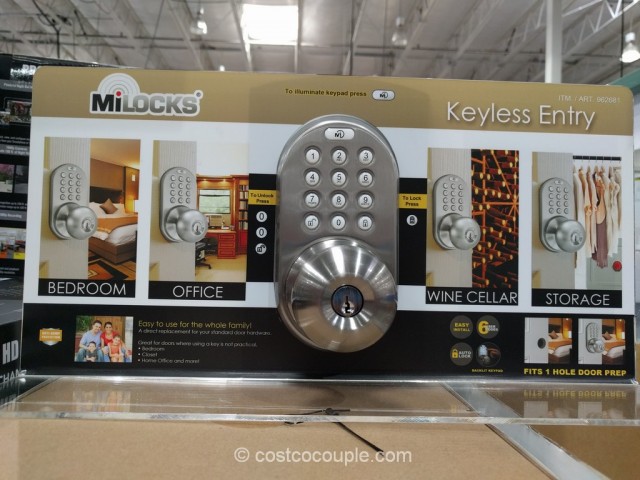 Mi Products Keyless Electronic Keypad Entry Door Knob Costco 2