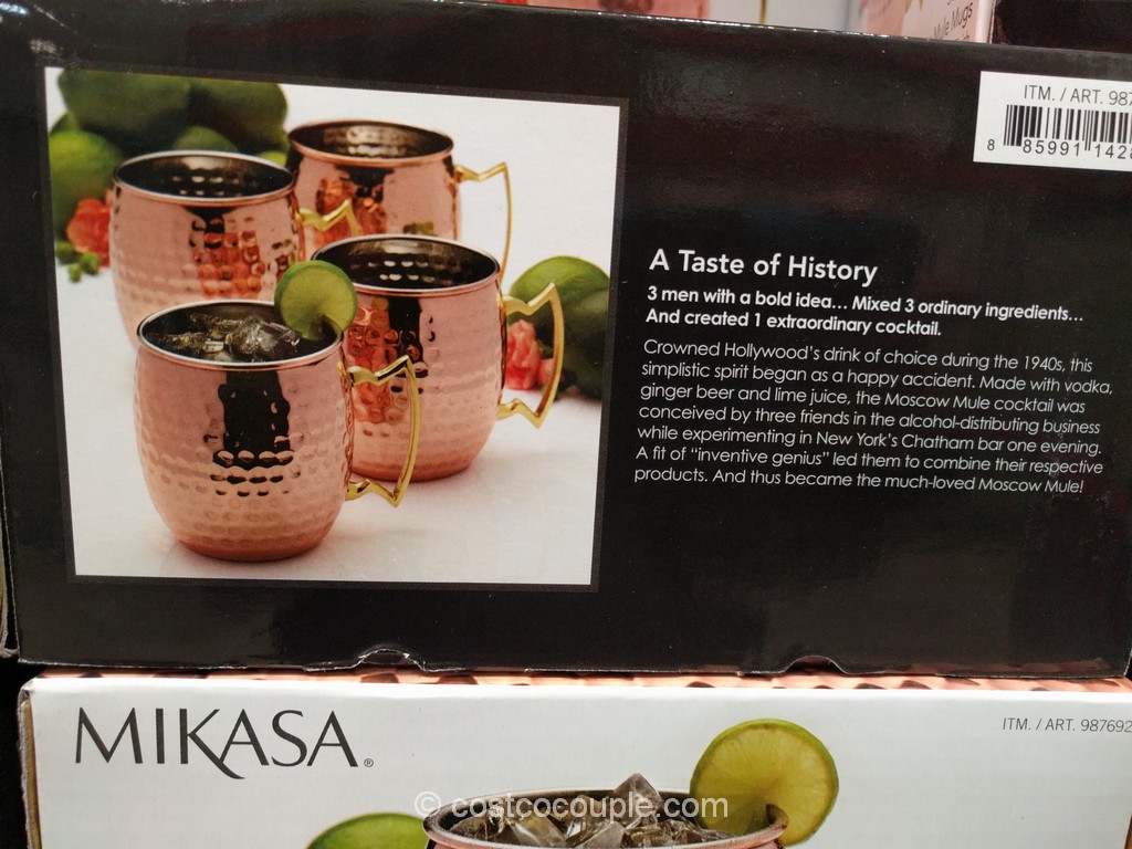 Mikasa Moscow Mule Mugs