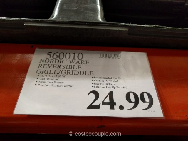 Nordic Ware Reversible Grill Griddle Costco 1