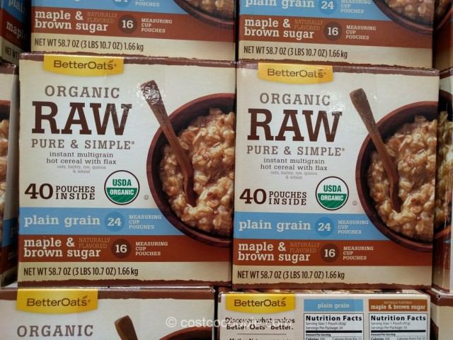 Better Oats Organic Hot Cereal Costco 1