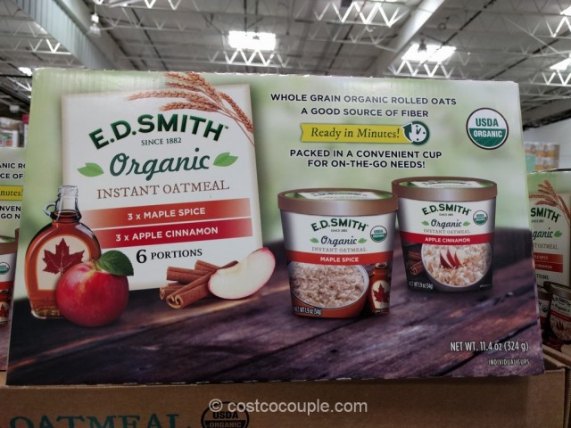 ED Smith Organic Instant Oatmeal Costco 1
