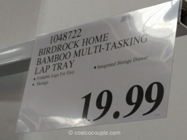 Birdrock Home Multi-Tasking Lap Tray Costco 1