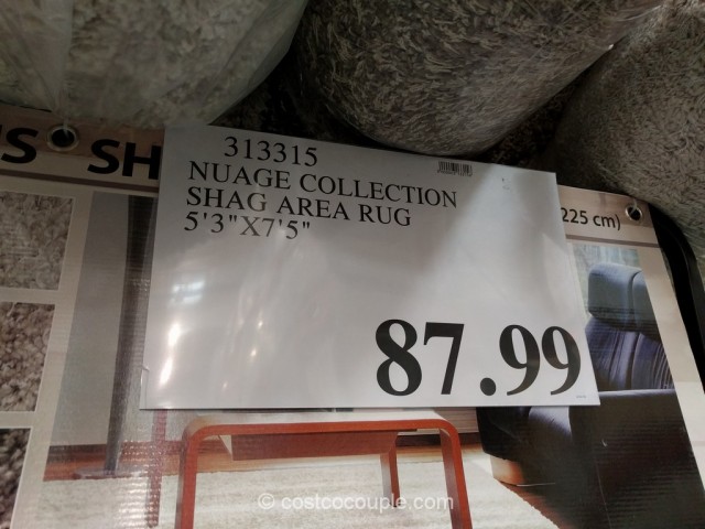 Nuage Collection Shag Area Rug 5 x 8 Costco 1