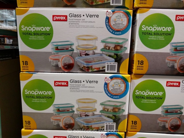 Snapware Pyrex Glass Food Storage Set Costco 1