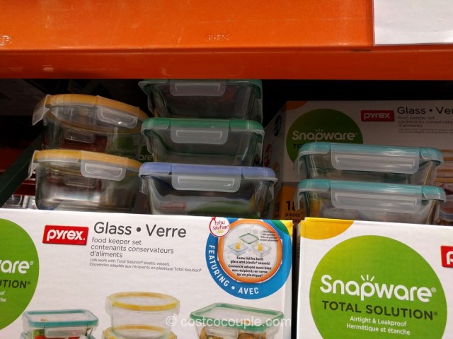 Snapware Pyrex Glass Food Storage Set Costco 2