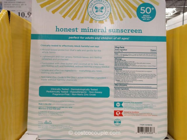 The Honest Company Honest Mineral Sunscreen Costco 4