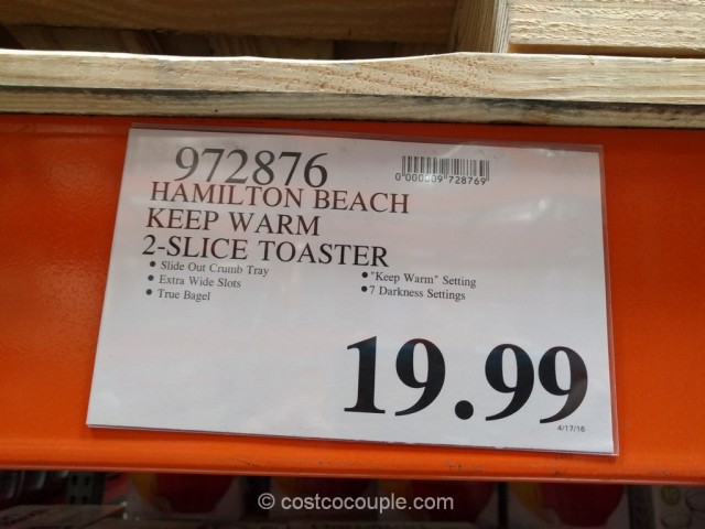 Hamilton Beach Keep Warm Toaster Costco 1