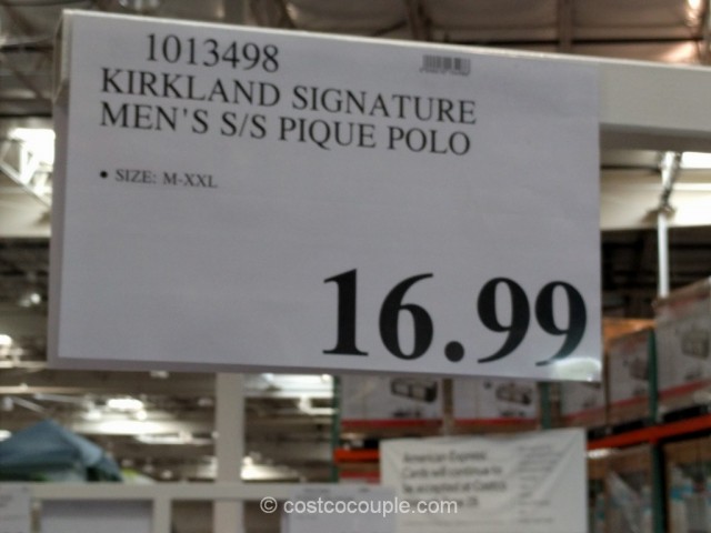 Kirkland Signature Pique Polo Costco 1