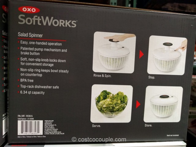 Oxo Softworks Salad Spinner Costco 3