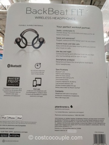 Plantronics Backbeat Fit Wireless Headphones Costco 5