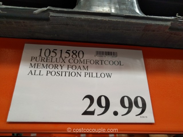Purelux ComfortCool Memory Foam Pillow Costco 1