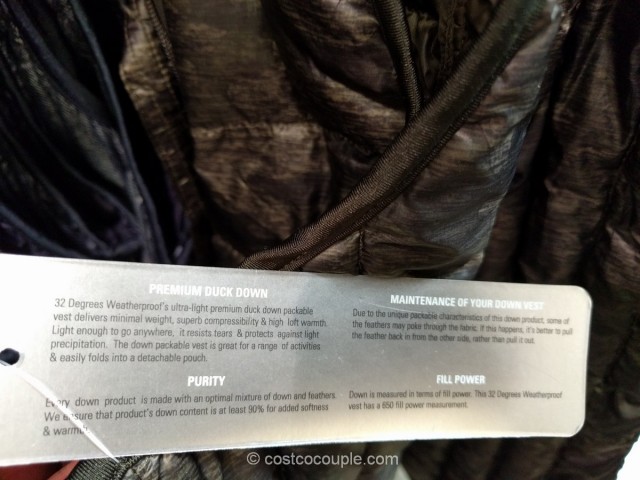 32 Degrees Ladies Packable Down Vest Costco 5