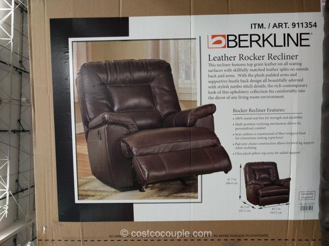 Berkline Leather Recliner Costco 3