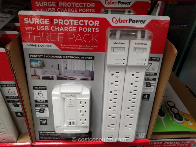 CyberPower Surge Protector Pack Costco 2