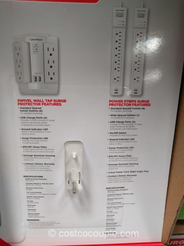CyberPower Surge Protector Pack Costco 6