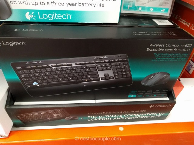 Logitech Wireless Keyboard and Mouse Combo Costco 2