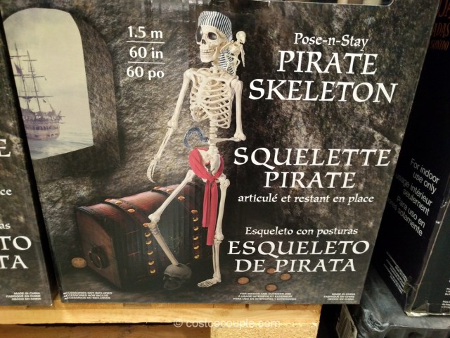 Pose-n-Stay Pirate Skeleton Costco 3