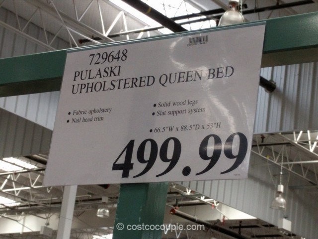 Pulaski Upholstered Queen Bed Costco 1