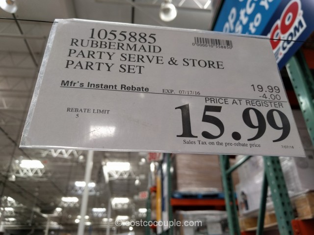 Rubbermaid The Ultimate Party Serving Kit Costco 1