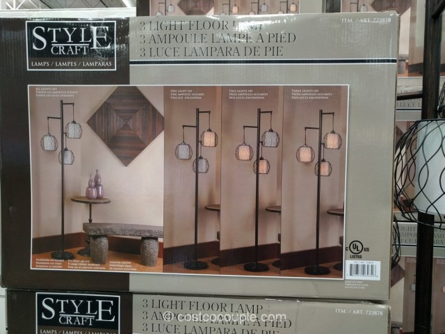 Stylecraft 3-Light Floor Lamp Costco 6