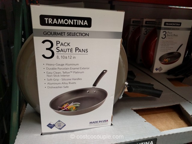 Tramontina 3-Pack Saute Pans Costco 2