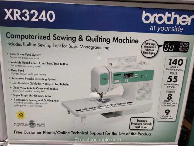 Brother XR3240 Computerized Sewing Machine Costco 1