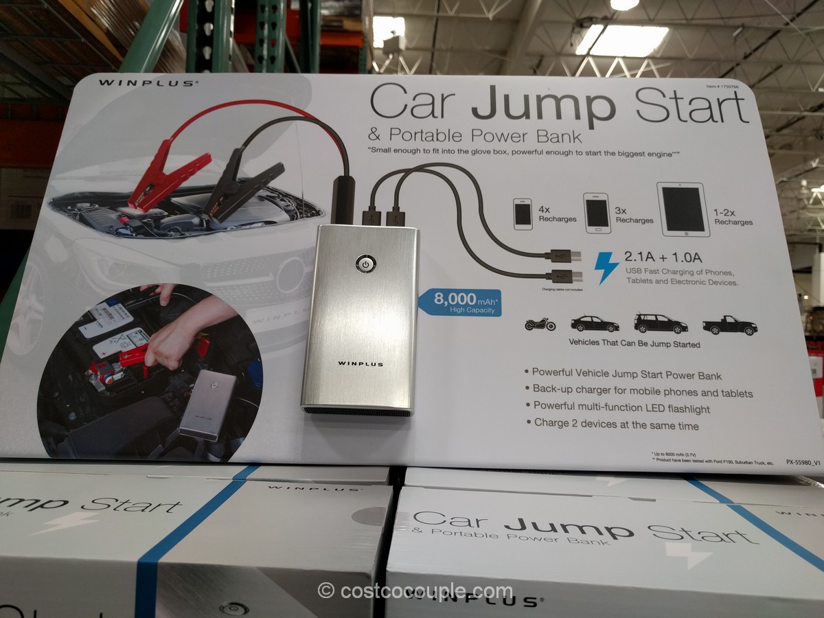 CAR Charger adapter for SILVER-aluminium WINPLUS car jump starter power pack 