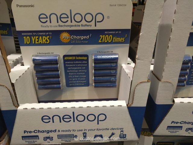 Eneloop AA Rechargeable Batteries Costco 2