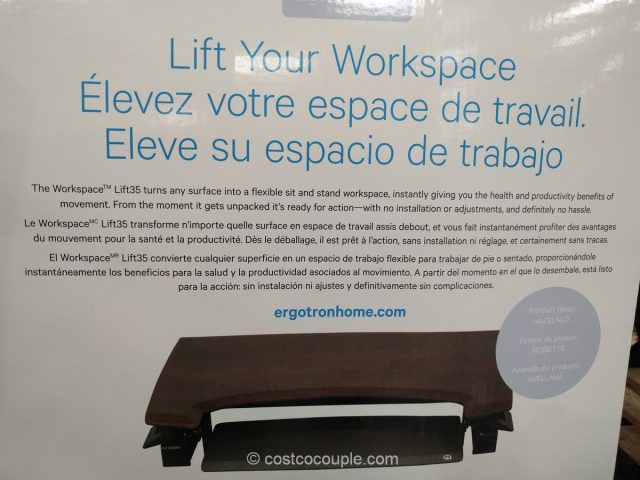 Ergotron Adjustable Height Workspace Costco 9