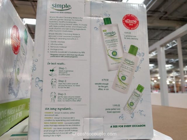 Simple Micellar Cleansing Water Costco 6