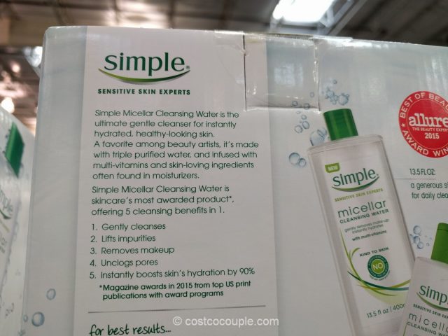 Simple Micellar Cleansing Water Costco 7