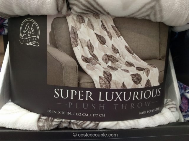 Life Comfort Super Luxurious Plus Throw Costco 