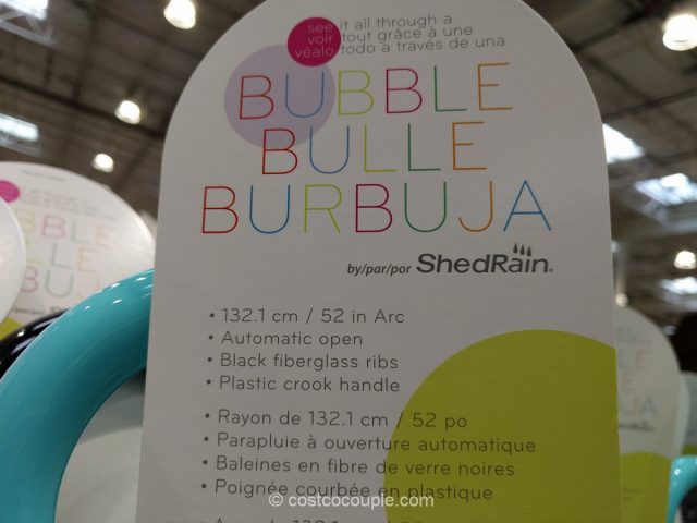 Shedrain Bubble Umbrella Costco 
