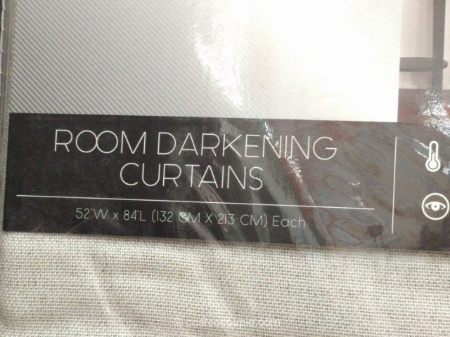 Thermal Balance Room Darkening Curtains Costco