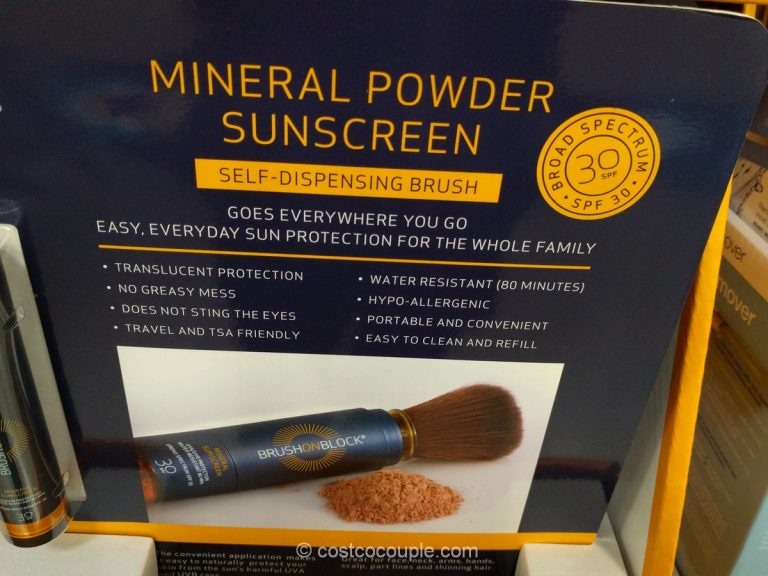 brush on block mineral powder sunscreen reviews