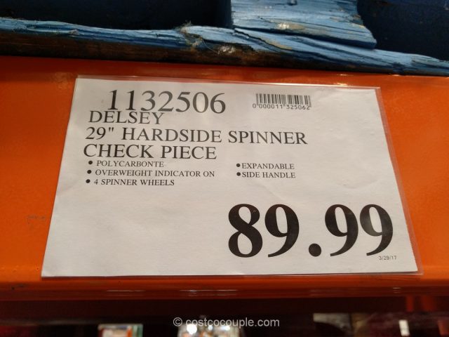 Delsey 29-Inch Hardside Spinner Costco