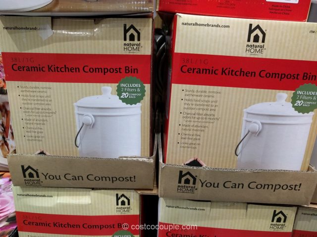 Natural Home Ceramic Kitchen Compost Bin Costco 