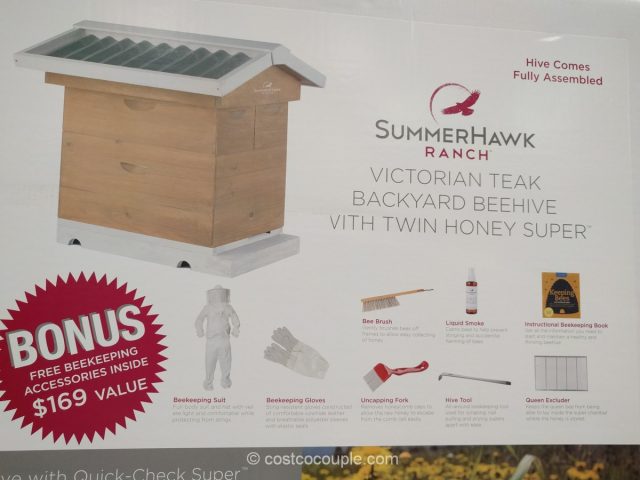 Backyard Bee Hive Starter Kit Costco